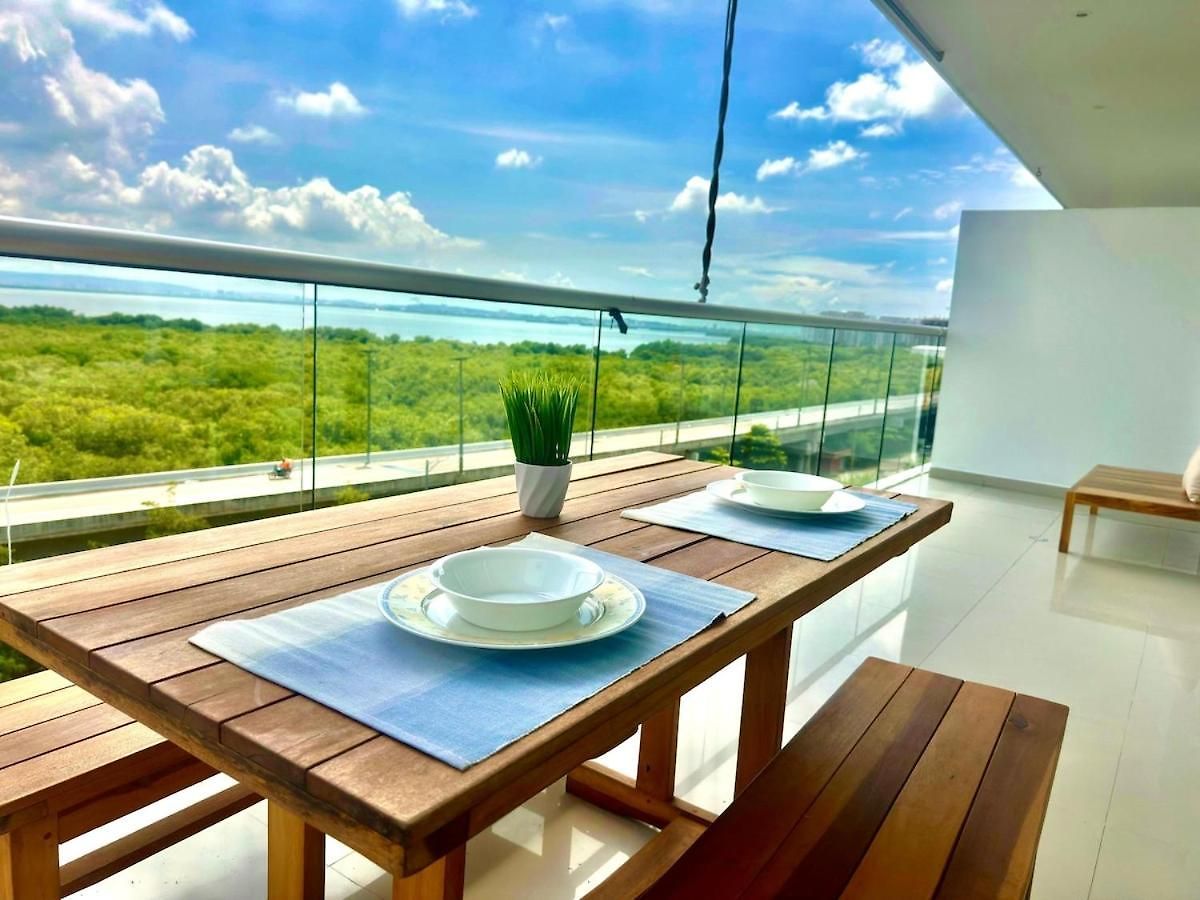 Apartamento Luxury Sea View With Pool- 12 Min From The Center